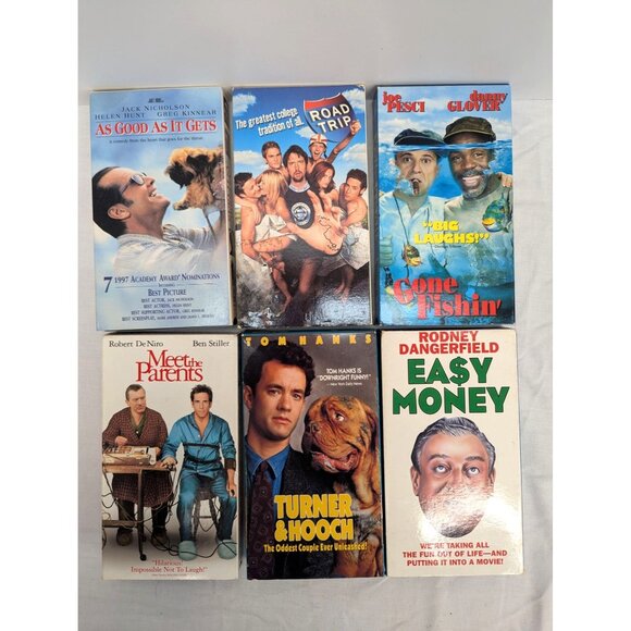 VHS Comedy Movies Lot of 6 Different Titles Read Description - Picture 1 of 8